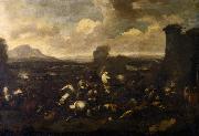 Jacques Courtois Battle oil painting on canvas